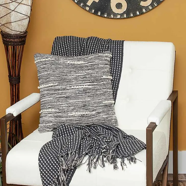 Pillows>Kirklands Home Heathered Knots Throw Pillow