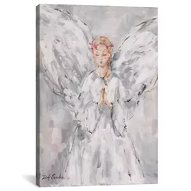 Kirklands Home Heavenly Angel Canvas Art Print Discount