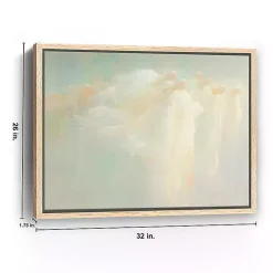 Kirklands Home Heavenly Messengers Framed Canvas Art Print, 26x32 Multi Best