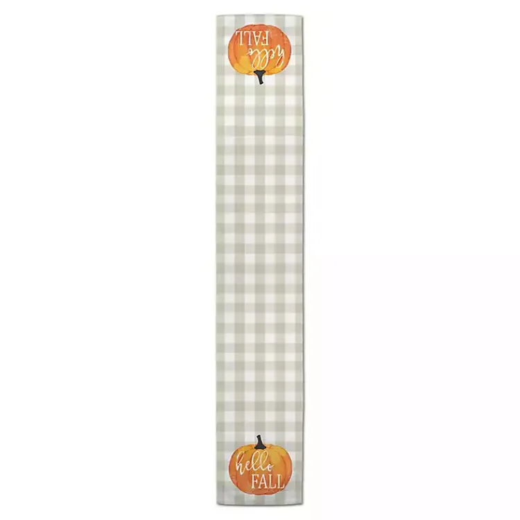 Kirklands Home Hello Fall Buffalo Check Table Runner Clearance