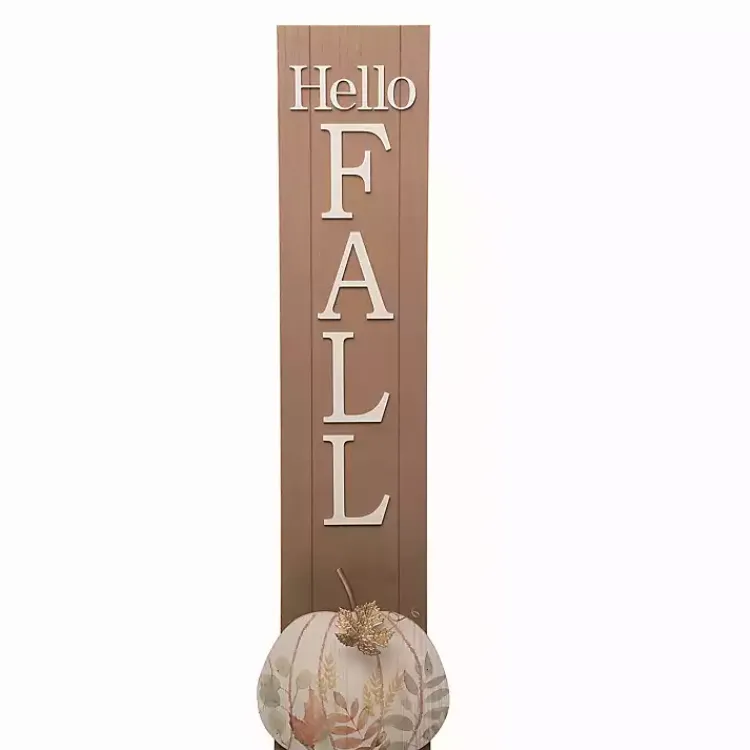 Fall>Kirklands Home Hello Fall Pumpkin Porch Board