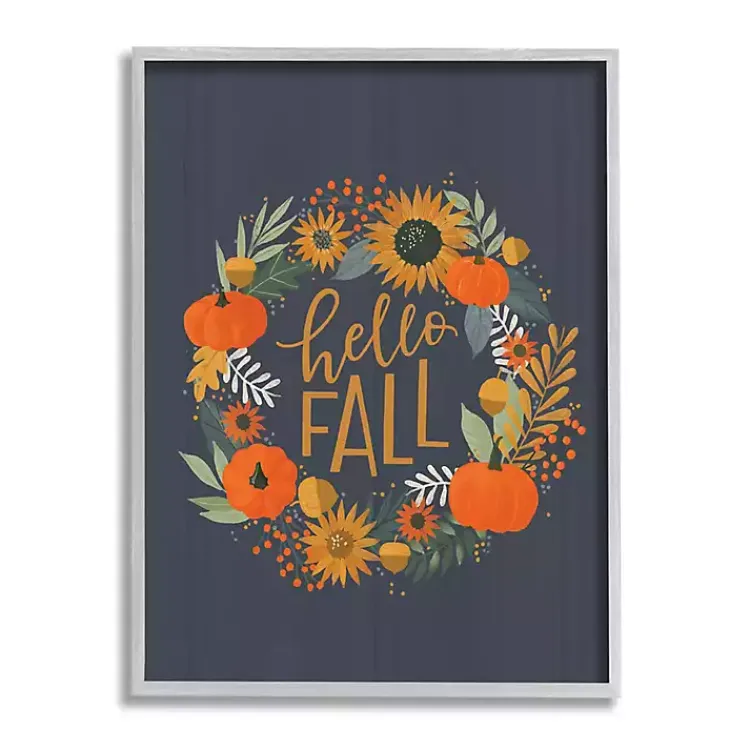 Fall>Kirklands Home Hello Fall Sunflower Framed Giclee Art Print