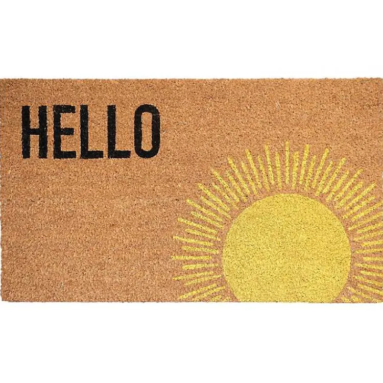 Kirklands Home Hello Sunburst Doormat