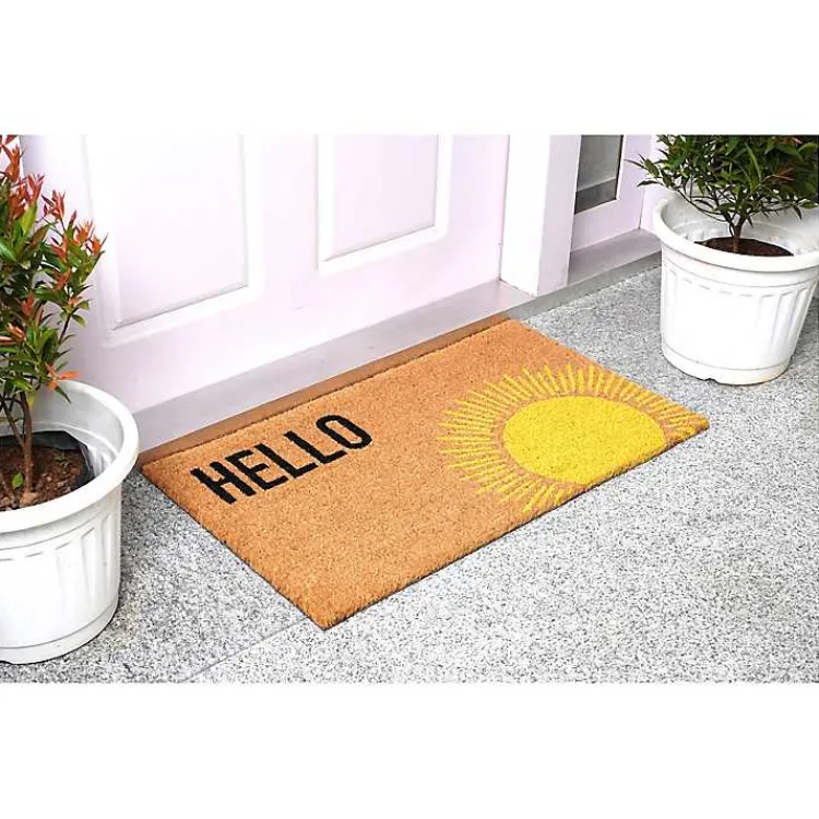 Kirklands Home Hello Sunburst Doormat