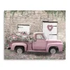 Valentines Day Decorations>Kirklands Home Hideaway Pink Truck Canvas Art Print