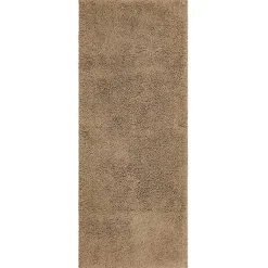 Kirklands Home High Pile Taupe Cotton Non-Skid Classic Bath Mat Tan Discount