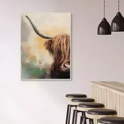 Kirklands Home Highland Framed Canvas Art Print Brown Sale