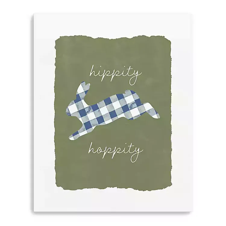 Easter Decorations>Kirklands Home Hippity Hoppity Easter Canvas Art Print