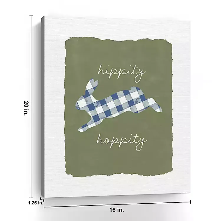 Easter Decorations>Kirklands Home Hippity Hoppity Easter Canvas Art Print