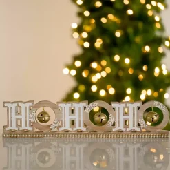 Christmas Decorations>Kirklands Home Ho Ho Ho Tabletop Sign with Bells