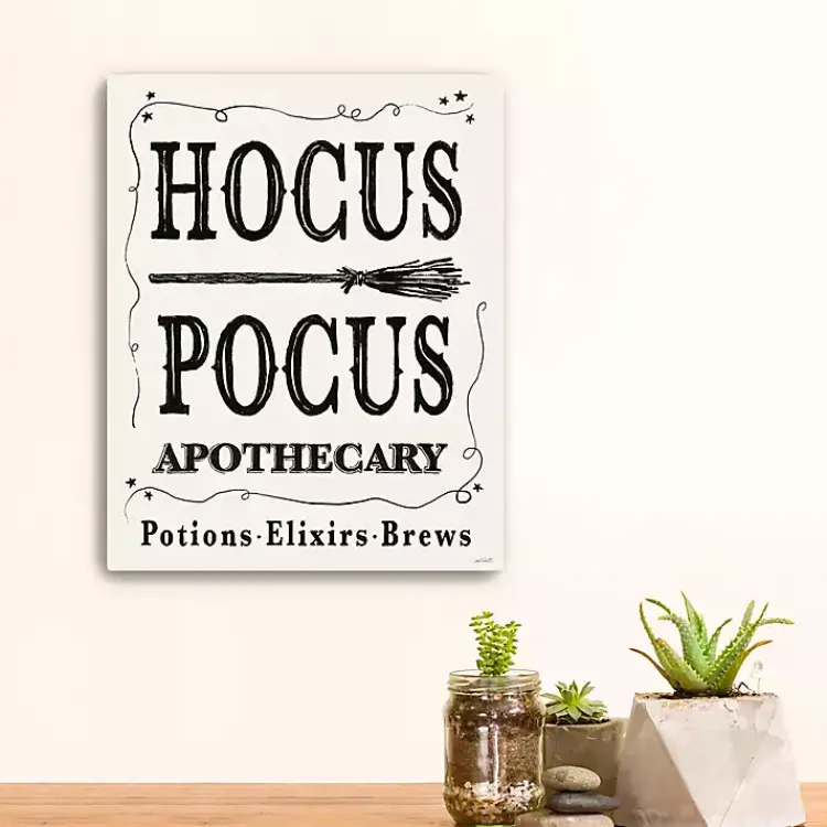 Halloween>Kirklands Home Hocus Pocus Apothecary Canvas Art Print