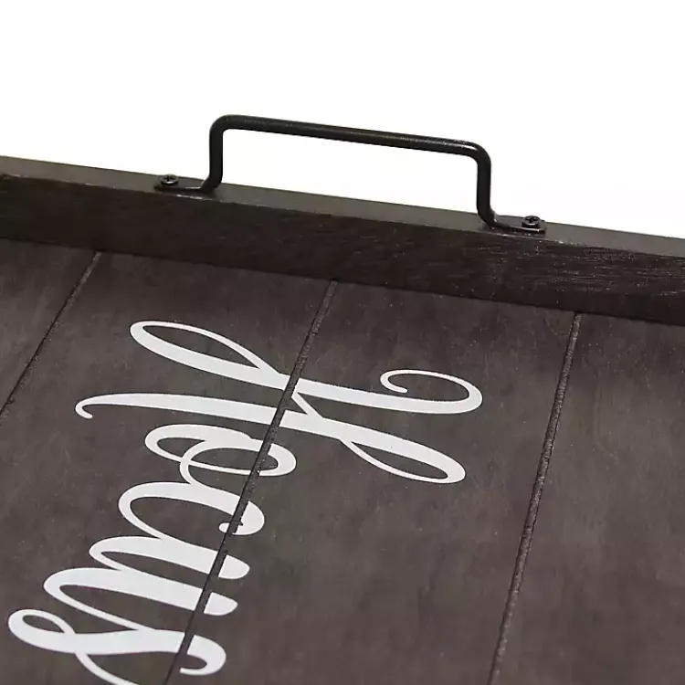 Halloween>Kirklands Home Hocus Pocus Wood Tray Black