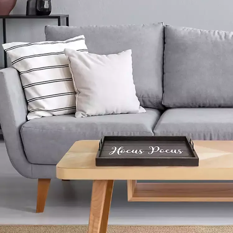 Halloween>Kirklands Home Hocus Pocus Wood Tray Black