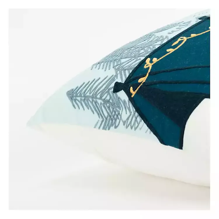Christmas Pillows>Kirklands Home Holiday Campsite Embroidered Throw Pillow