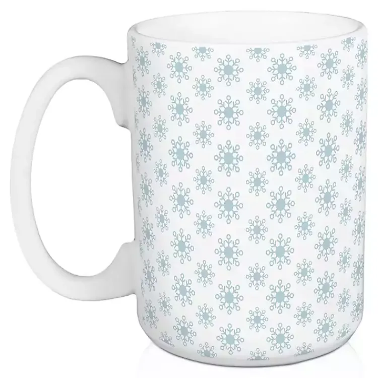 Christmas Dining & Entertaining>Kirklands Home Holiday Deer & Snowflakes Christmas Mugs, Set of 2