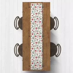 Christmas Dining & Entertaining>Kirklands Home Holiday Florals Table Runner, 72 in.