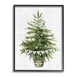 Christmas Art & Wall Decor>Kirklands Home Holiday Green Fir Tree Believe Wall Plaque