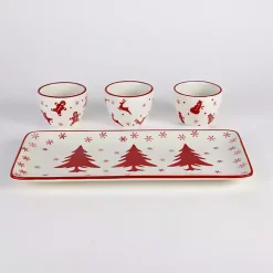 Christmas Dining & Entertaining>Kirklands Home Holiday Patterns 4-pc. Serving Set