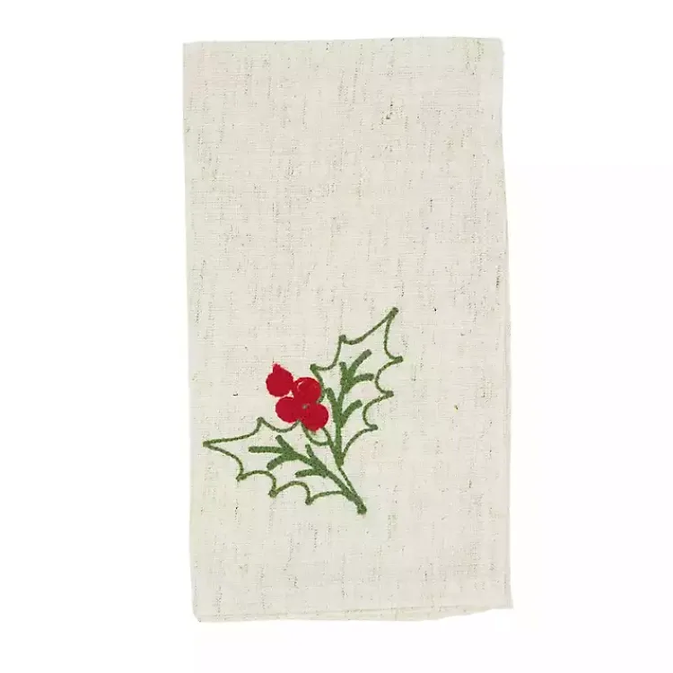 Christmas Dining & Entertaining>Kirklands Home Holly Berry 8-pc. Placemat and Napkin Set