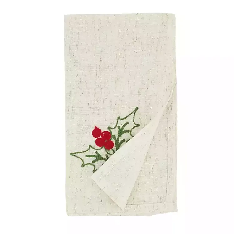 Christmas Dining & Entertaining>Kirklands Home Holly Berry 8-pc. Placemat and Napkin Set