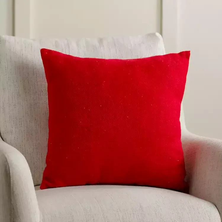 Pillows>Kirklands Home Holly Jolly Embroidered Pillow