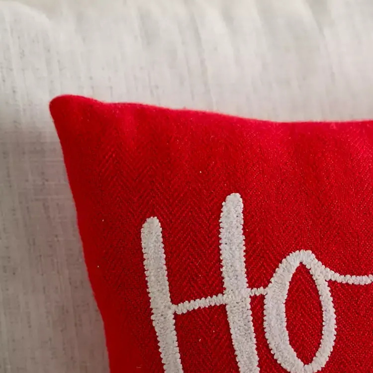 Pillows>Kirklands Home Holly Jolly Embroidered Pillow