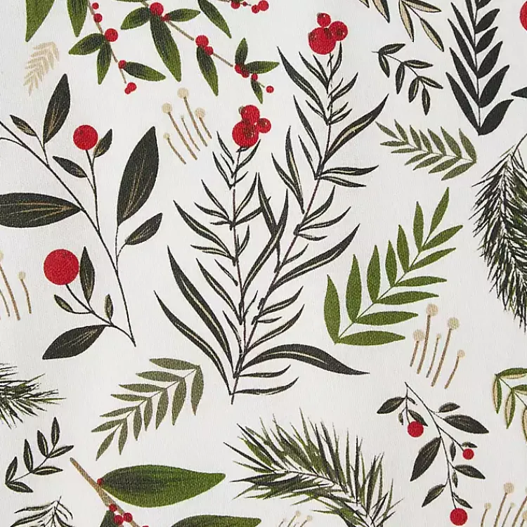 Christmas Dining & Entertaining>Kirklands Home Holly Twigs Cotton Napkins, Set of 6