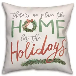 Christmas Pillows>Kirklands Home Home for the Holidays Christmas Pillow Ivory