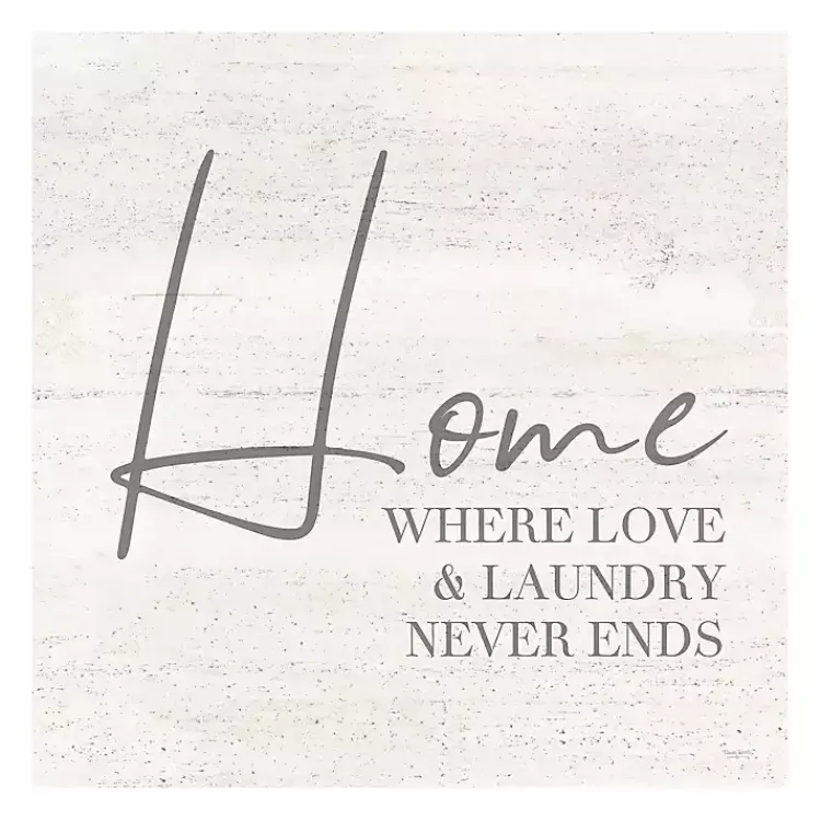 Kirklands Home Home Love and Laundry Canvas Art Print Discount