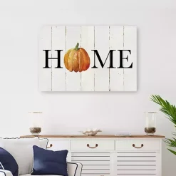 Fall>Kirklands Home Home Pumpkin Canvas Art Print, 24x36