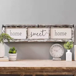 Kirklands Home Home Sweet Home Rustic Door Frame Wood Wall Plaque Clearance