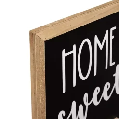 Kirklands Home Home Sweet Home Wreath Porch Board Black Outlet