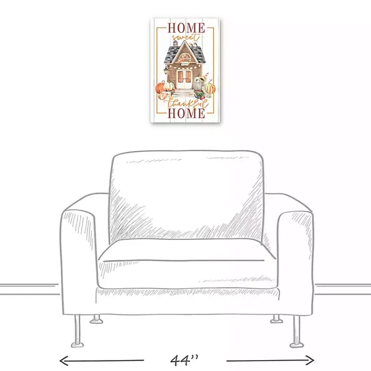 Fall>Kirklands Home Home Sweet Thankful Home Canvas Art Print