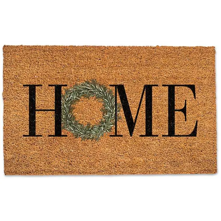 Kirklands Home Home Wreath Doormat Best