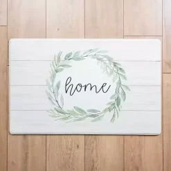 Kirklands Home Home Wreath Kitchen Mat Clearance