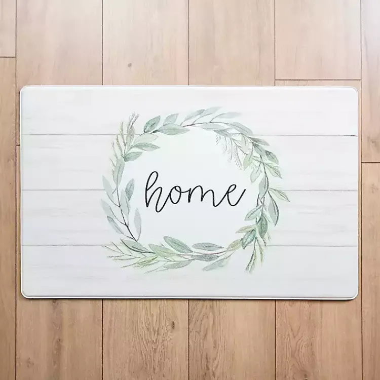 Kirklands Home Home Wreath Kitchen Mat Clearance