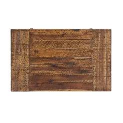 Kirklands Home Honey Acacia Rustic Accent Table Tan New
