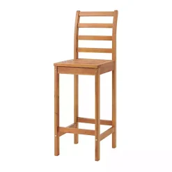 Kirklands Home Honey Acacia Wood Bar Height 3-pc. Bistro Set Tan Clearance