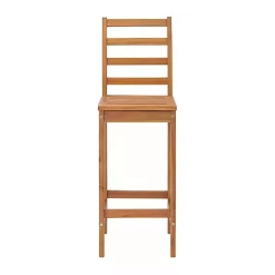 Kirklands Home Honey Acacia Wood Bar Height 3-pc. Bistro Set Tan Clearance