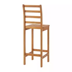 Kirklands Home Honey Acacia Wood Bar Height 3-pc. Bistro Set Tan Clearance