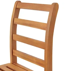 Kirklands Home Honey Acacia Wood Bar Height 3-pc. Bistro Set Tan Clearance
