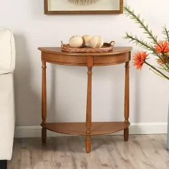 Kirklands Home Honey Half Moon Tinslee Console Table Brown Online
