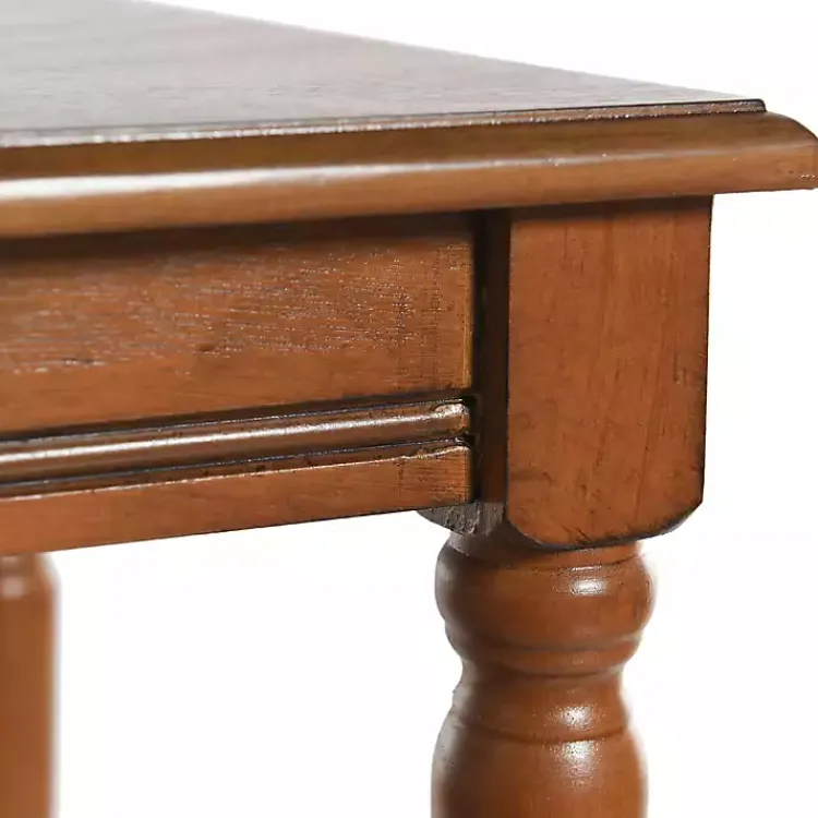 Kirklands Home Honey Wood Sybil Accent Table Brown Clearance