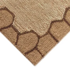 Kirklands Home Honeycomb Bees Outdoor Area Rug, 5x7 Hot