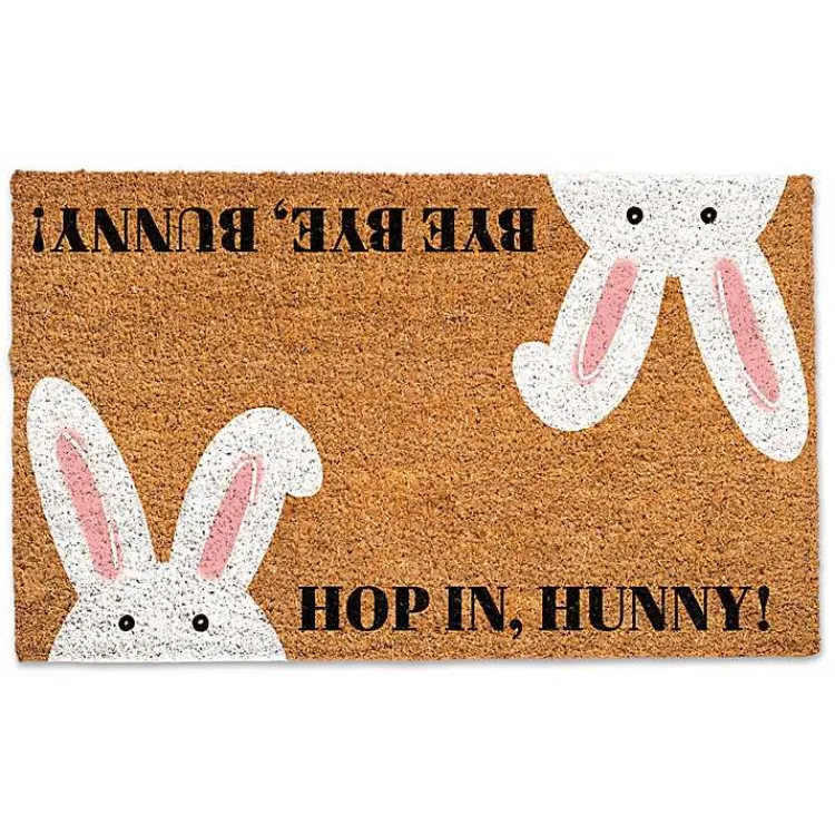 Easter Decorations>Kirklands Home Hop in Hunny Doormat