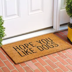 Kirklands Home Hope You Like Dogs Coir Doormat Outlet