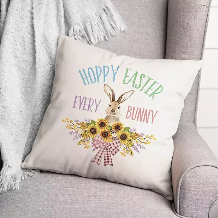 Easter Decorations>Kirklands Home Hoppy Easter Sunflower Indoor/Outdoor Pillow