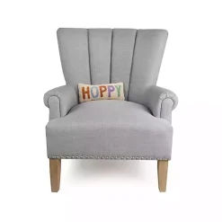 Easter Decorations>Kirklands Home Hoppy Hooked Wool Lumbar Pillow Multi