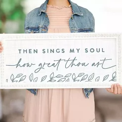 Kirklands Home How Great Thou Art Wall Plaque Discount