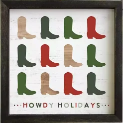 Christmas Art & Wall Decor>Kirklands Home Howdy Holidays Wall Plaque